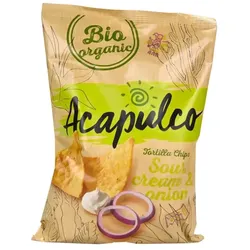 Acapulco Tortilla Chips Sour Cream & Onion bio