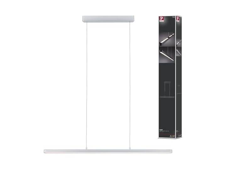 Paulmann 79900 LED Pendelleuchte Lento incl. 1x42 W dimmbar Warmweiß Chrom matt Aluminium, Kunststoff Deckenleuchte 2700 K