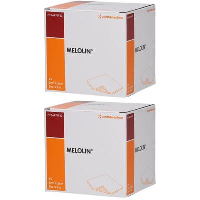 Melolin 5x5 cm Wundauflagen steril 2x 2x25 St Verband