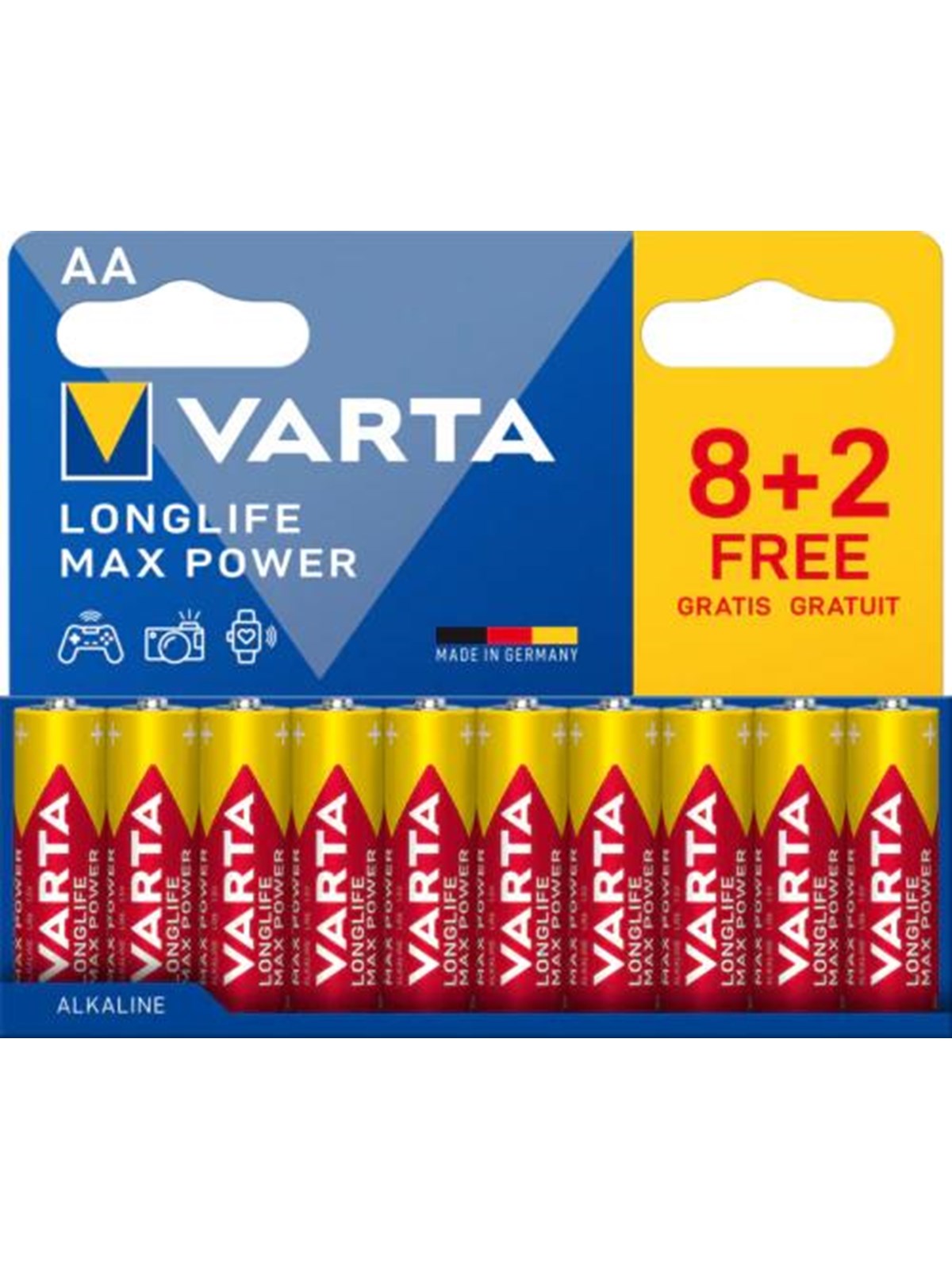 VARTA Longlife Max Power AA - 10-Pack