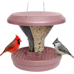 Swissinno Vogel-Futtersilo Davos dusty rose SMART BIRDS, Vogelhaus