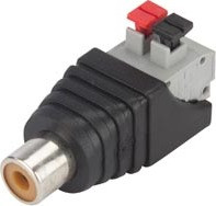 Velleman CV048, 5 stuks, zwart
