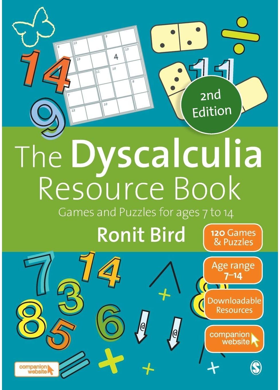 SAGE Publications The Dyscalculia Resource Book: Games and Puzzles for ages 7 to 14 by Ronit Bird