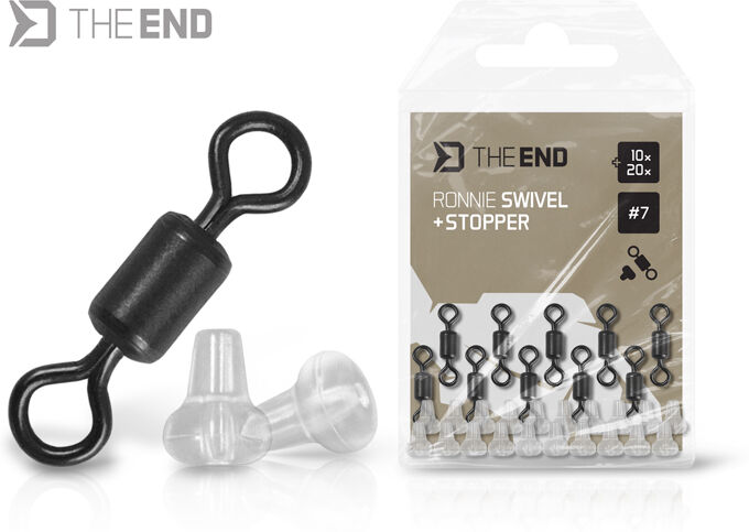Lot Delphin TheEND Ronnie émerillon + Stop appât / 10+20 pcs #9