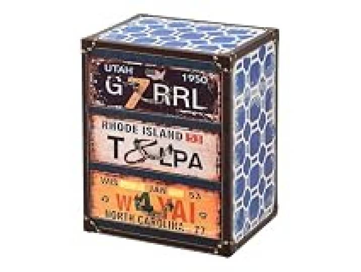 Helloshop26 Commode stylée Meuble de Rangement Pratique avec 3 tiroirs 50 x 40 x 30 cm Multicolore 03_0006844