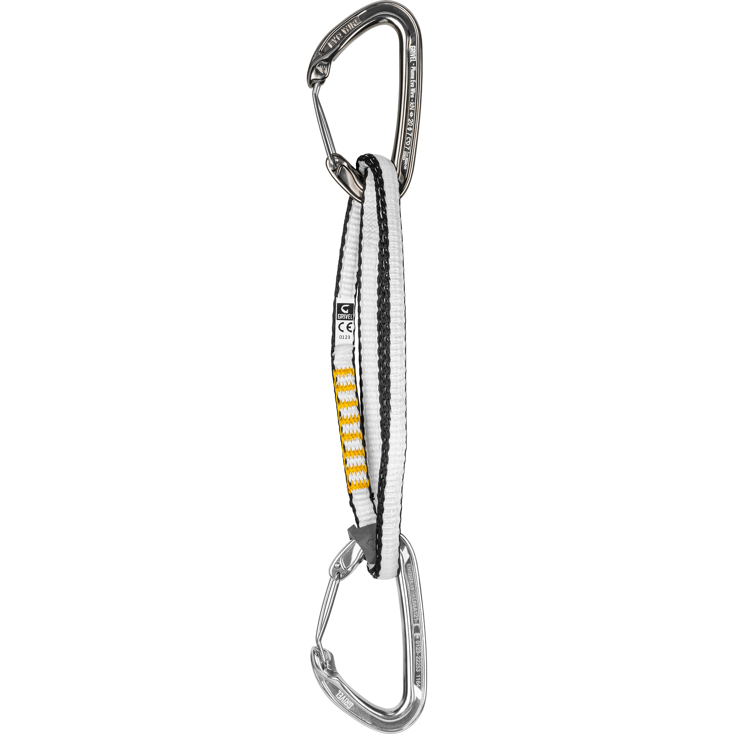Grivel Alpine Dual Plume Evo Expressset Express-Sets grau Größe 110CM Alpinklettern