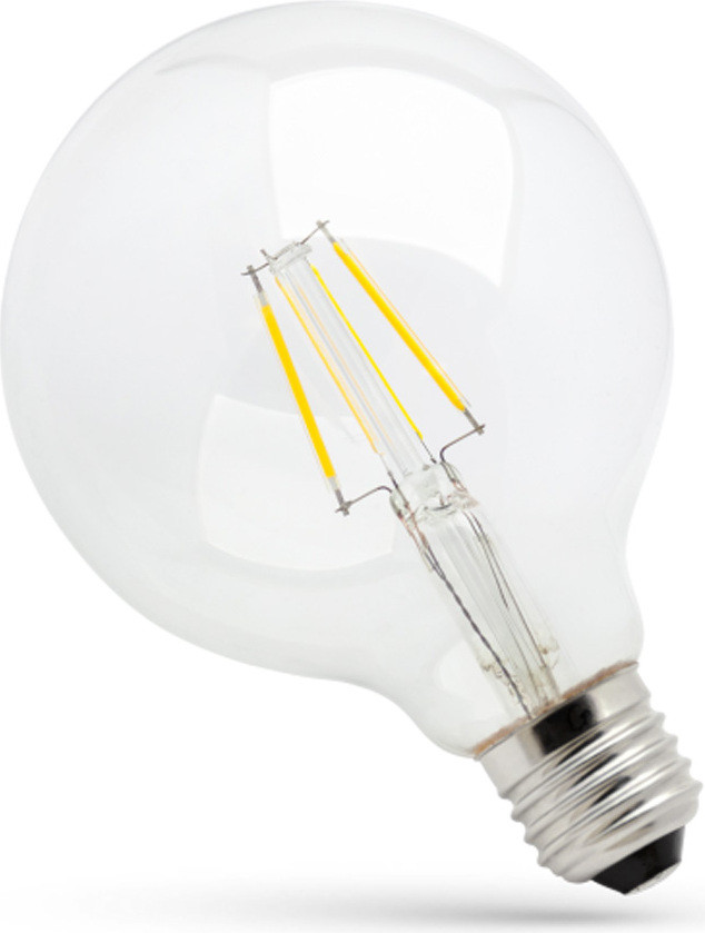 NCC-Licht LED filamentlamp Globe G125 E27 8W 4000K Neutraal Wit Helder Glas