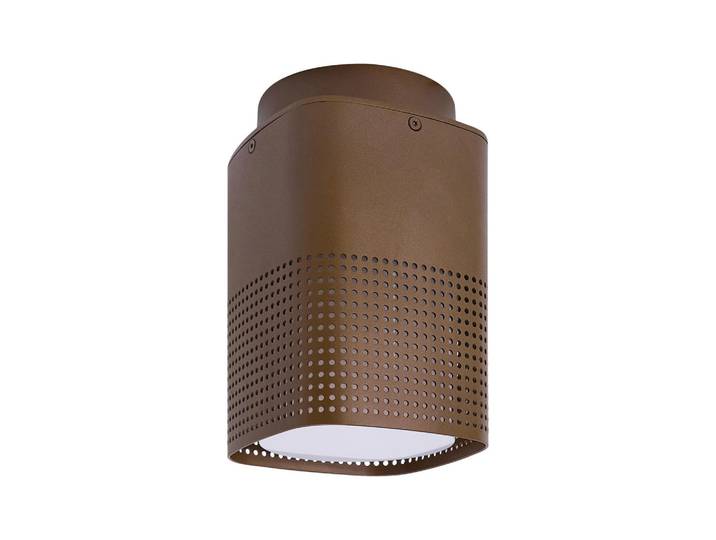 Nordlux Aussendeckenleuchte, Braun, Metall, zylindrisch, 12x19x12 cm, Lampen & Leuchten, Außenbeleuchtung, Außenleuchten