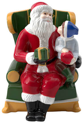 Villeroy & Boch Christmas Toys Santa on Armchair