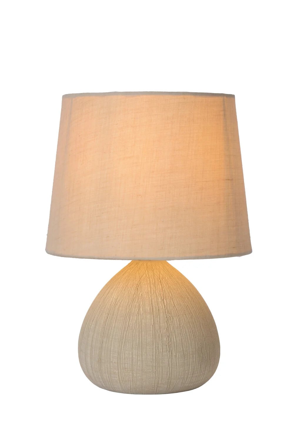 Lucide RAMZI Tafellamp - Beige - Ø 18 cm