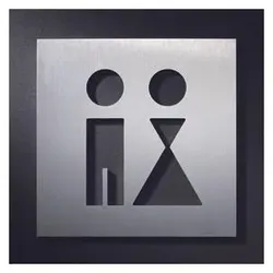 Phos, Hausnummer + Türschild, Hinweisschilder - Wickelraum