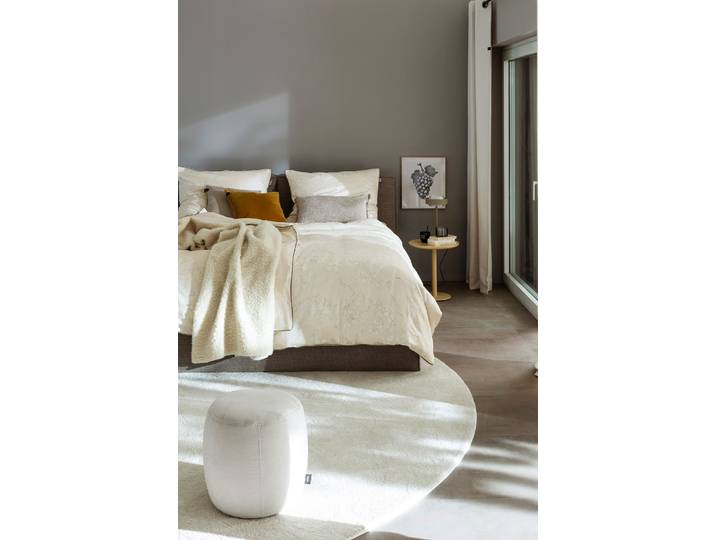 Wendebettwäsche Lovely , beige, B/L: 135cm x 200cm, 1 Stk., 1 Stk., Satin, B/L: 80cm x 80cm, 2, Satin, Obermaterial: 100% Baumwolle, SCHÖNER WOHNEN-KOLLEKTION, Bettwäsche, Wendebettwäsche, Satinbettwäsche aus 100% reiner Baumwolle