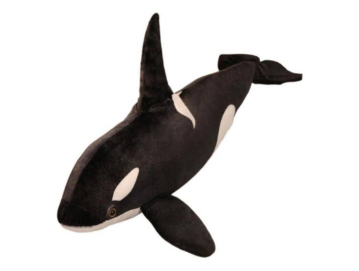 LuxusKollektion Kuscheltier Kuscheltier Wal Orca Killerwal Plüsch Kinder 75 cm Schwarz -Weiß (1-St)