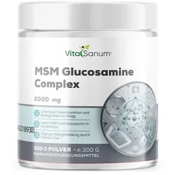 VitaSanum® MSM Glucosamine Complex – 2000 mg Tagesportion (2 g)