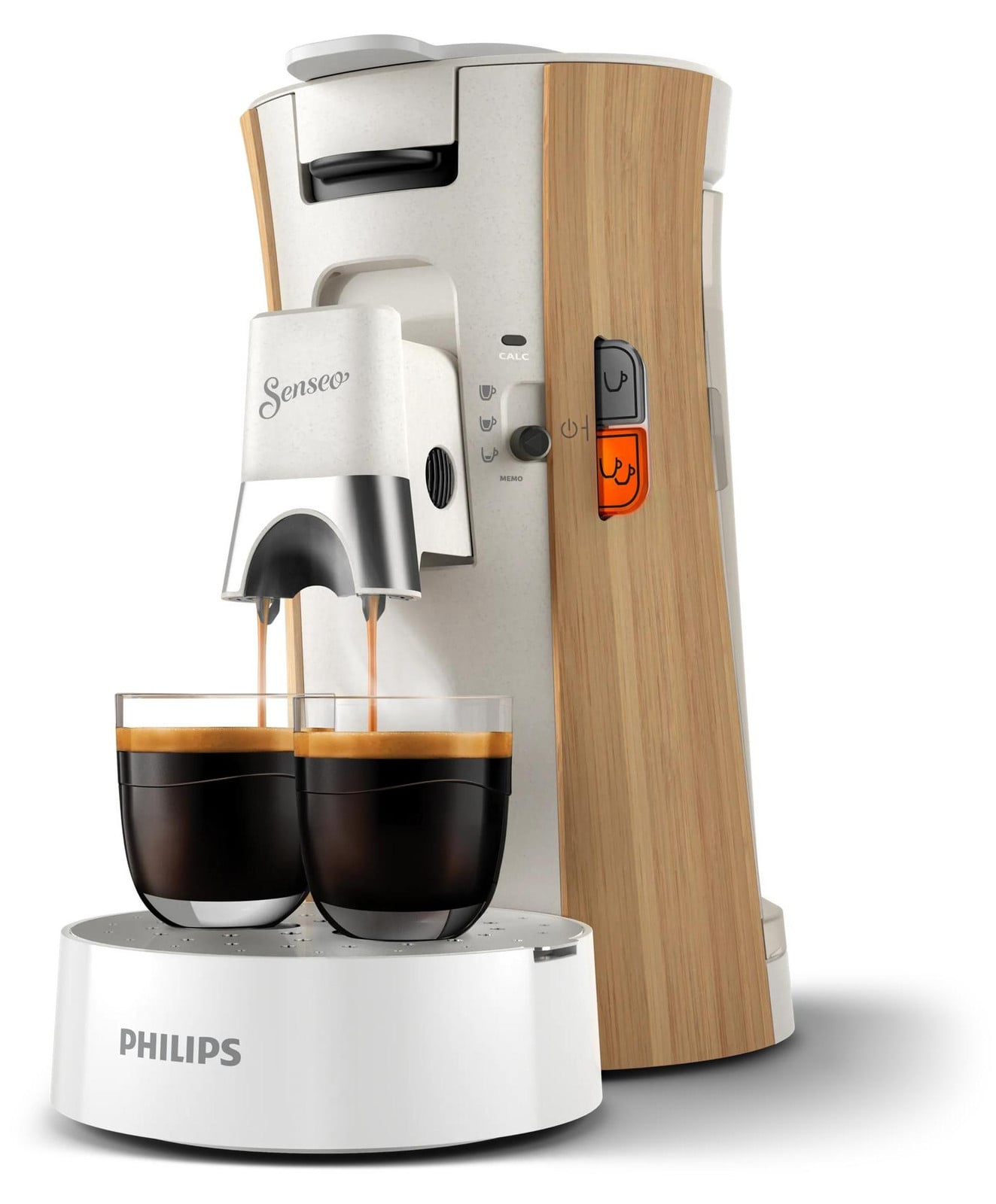 Philips Senseo Select koffiekapsulemachine, 3 koffiespecialiteiten, Crema Plus, wit (CSA230/50)