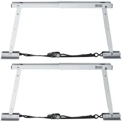 VEVOR Wohnmobilstabilisator Stoßstangenstabilisator für Anhänger Wohnmobile Sattelauflieger, faltbar, höhenverstellbar 304,8-711,2 mm, reduziert das Wackeln des Wohnmobils, 2 Stk.