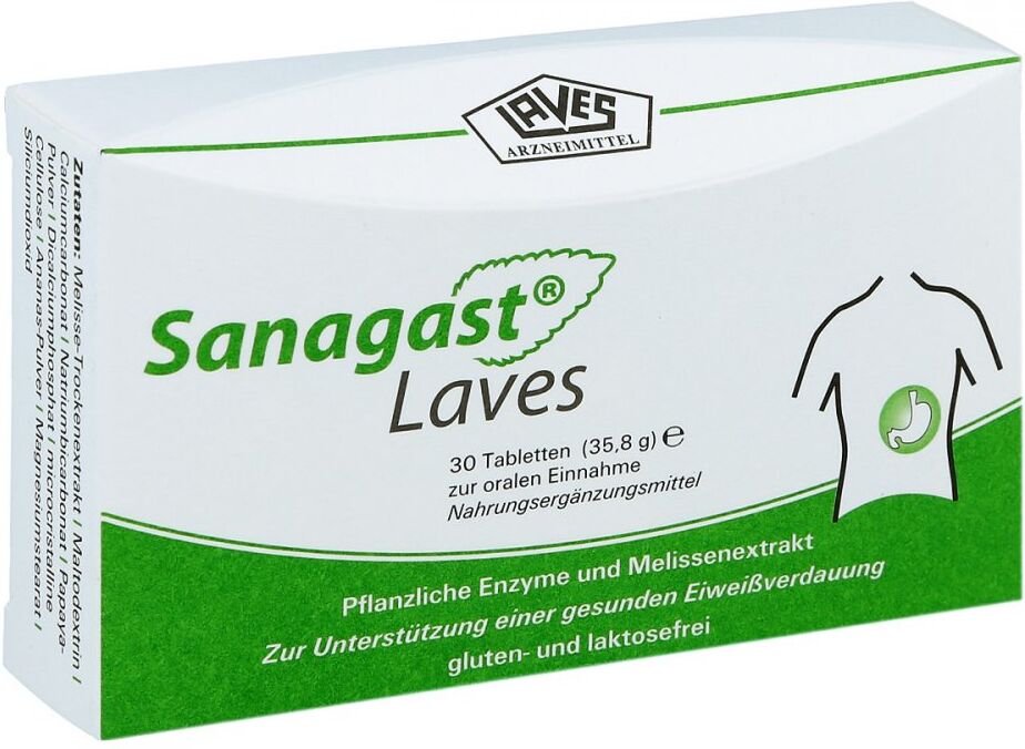 Sanagast Laves Tabletten 30stk