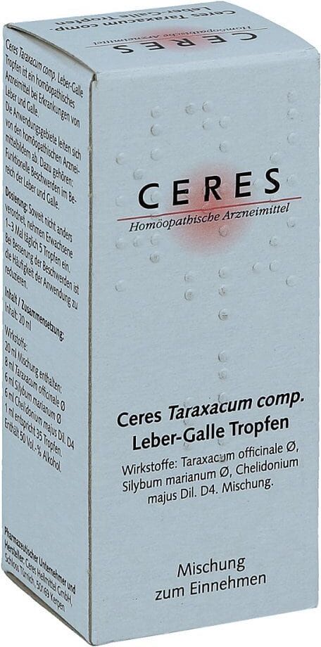 Ceres Taraxacum compositus Leber-Galle Tropfen