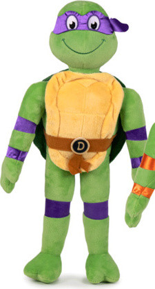 Play by Play Donatello Lila Ninja Turtles Knuffel, 22 cm