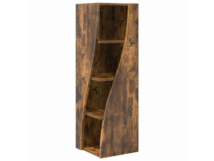 Heofavd Eckschrank Geräucherte Eiche 32x32x102 cm Holzwerkstoff Regal