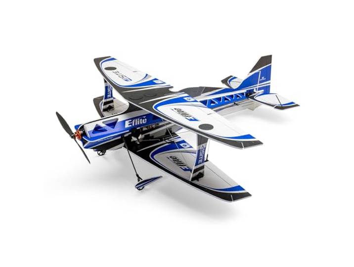 E-Flite 4-Site Flat Foamy 800mm Plug n Play, ferngesteuertes Flugzeug für aggressiven u. langsamen Kunstflug für In- & Outdoor