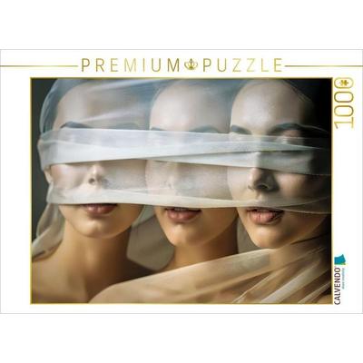 CALVENDO Puzzle Wenn ein Blick die Stille berührt. | 1000 Teile Lege-Größe 64x48cm Foto-Puzzle für glückliche Stunden, von , Calvendo Puzzle