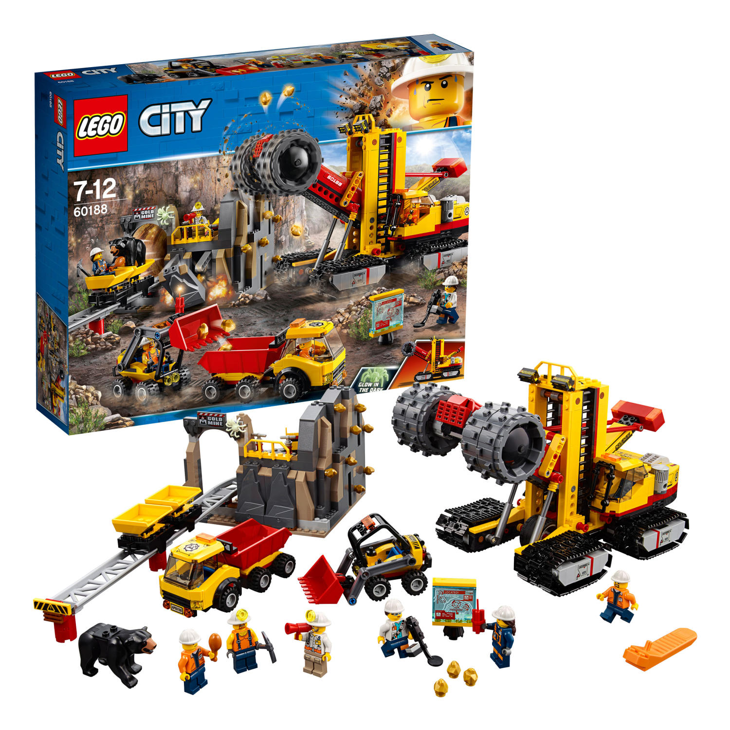 LEGO City Bergbauprofis an der Abbaustätte 60188
