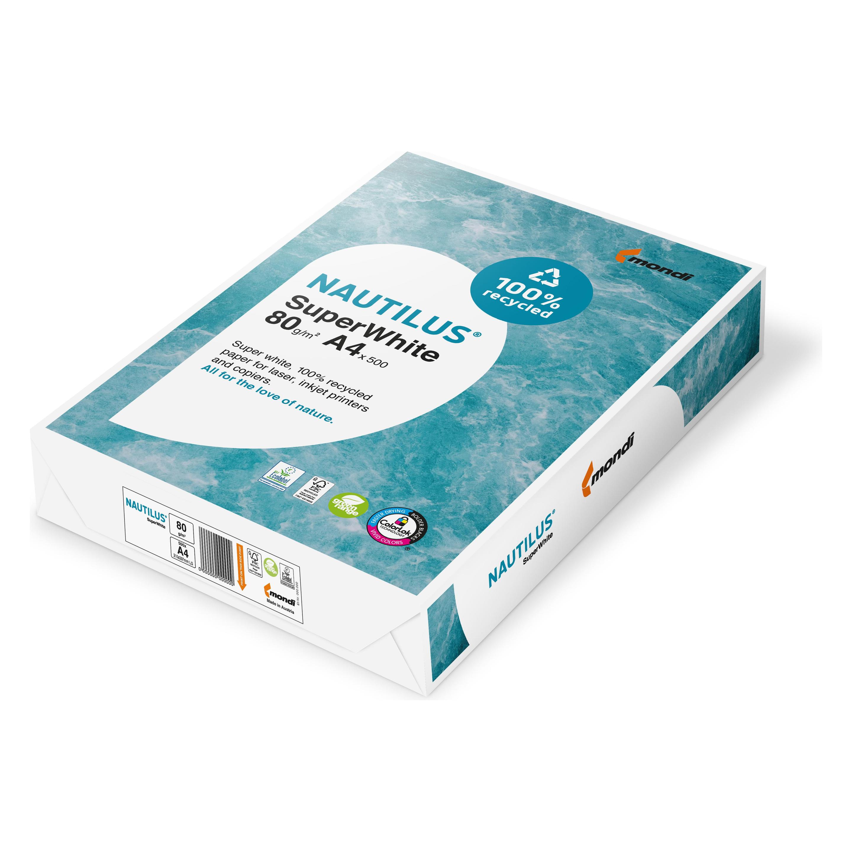 Nautilus Super White (A4, 500 Blätter, 80 g/m²) (88020366)