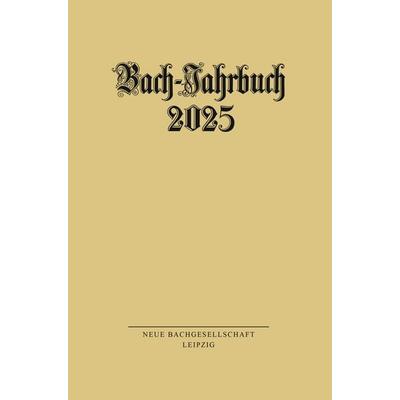 Bach-Jahrbuch 2025 -