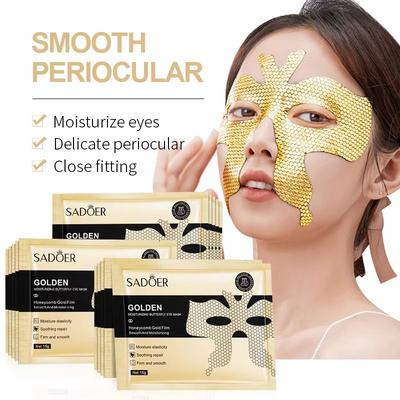 Inspired Finds SADOER Peptide Collagen Eye Mask 10pcs Golden Eye Patches For Dark Circles And Firming Hydration SADOER Peptide Collagen Eye Mask 10pcs Golden Eye Patches For Dark Circles And Firming Hydration