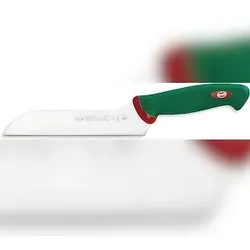 Sanelli Officine Standard Zancato Käsemesser, Klinge aus rostfreiem Stahl, grüner Griff