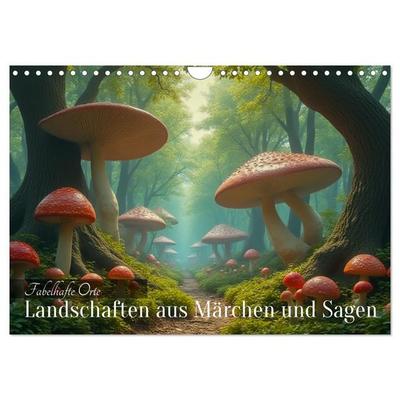 Fabelhafte Orte – Landschaften aus Märchen und Sagen (Wandkalender 2027 DIN A4 quer), CALVENDO Monatskalender