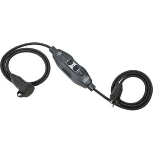 Brennenstuhl Personenschutzschalter Professional, PRCD, IP55 Spritzwasserschutz, 3 m Schutzkontakt-Verlängerung, 30 mA