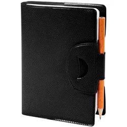 QUO VADIS Kalender Maor 8,5x13cm Velcro schwarz 2027