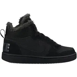 NIKE Kinder Freizeitschuhe Freizeit-Schuh COURT BOROUGH MID WNTR GS, Größe 37 1⁄2 in Schwarz Schwarz