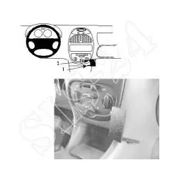 BRODIT ProClip - 852675 - Peugeot 206 1999-2008 - bis 2008