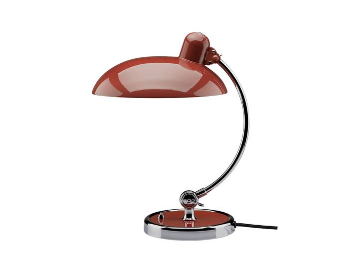 KAISER idell 6631-T Tischleuchte, rot - Fritz Hansen - Wohnzimmer - Vintage - Metall