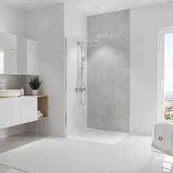 Schulte  ExpressPlus  Duschrückwand  DecoDesign  Softtouch  100x255  cm  Stein  Beton-Grau