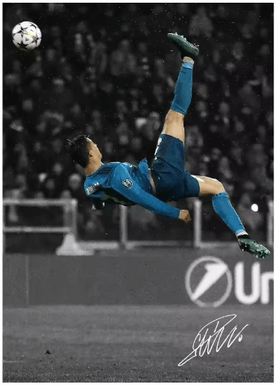 Inspire Picks Modern Soccer Player Canvas Poster Football Wall Art Decor For Home 2 30x40cm Unframed
