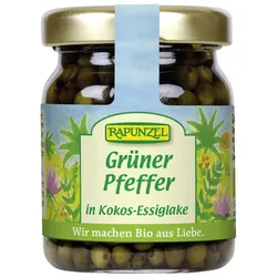 Grüner Pfeffer in Kokos-Essiglake