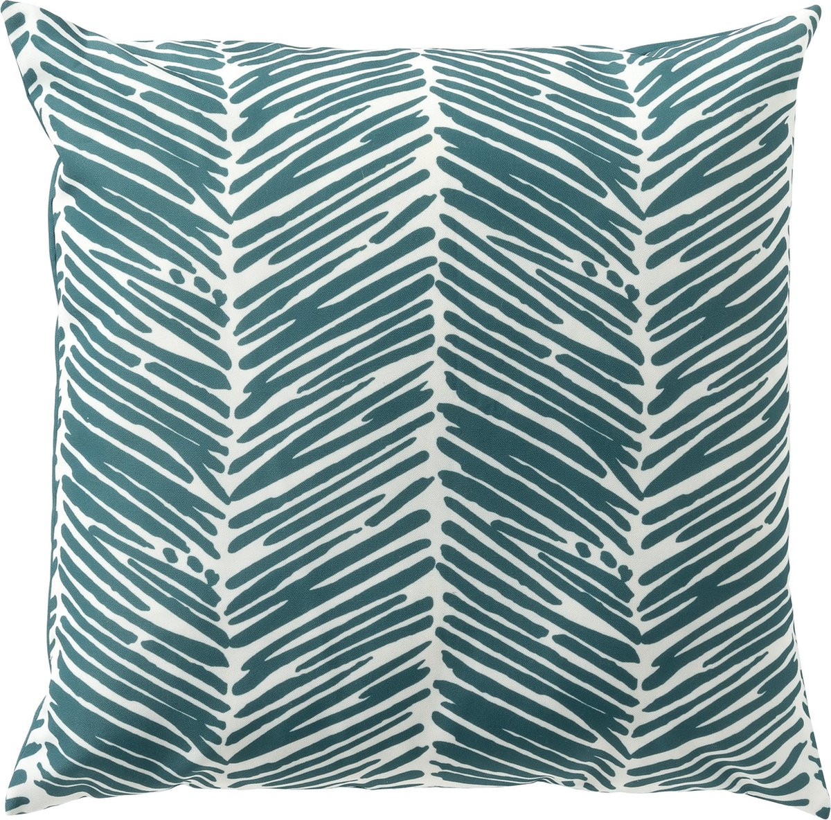 Dutch Decor DEAN kussenhoes outdoor gestreept Sagebrush Green groen wit 45x45 cm