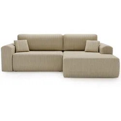 ECKSOFA Belvio Beige Rechts
