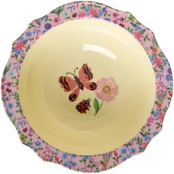 RICE Kleine Vintage Schüssel Nathalie Lété, Ø 14 cm, Höhe 5 cm, pink