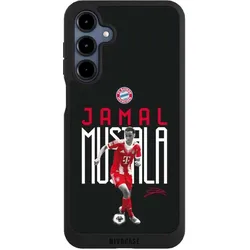 Nivocase Handyhülle für Samsung Galaxy A16 5G Hülle NIVOpure Case Schwarz FC Bayern München Offizielles (Samsung Galaxy A16 5G), Smartphone Hülle, Schwarz