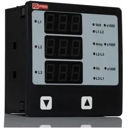 RS PRO, Energiemessgerät, Dig Multi Func Meter, 96x96, 3Ph, V A F