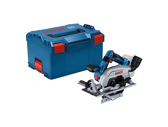 Bosch PRO Scie circulaire sans fil GKS 18V-57-2 L Scie sans-fil compacte\, robuste et polyvalente – avec lame placée du côté gauche GKS 18V-57-2 L solo carton