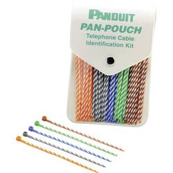 Panduit PP5X50F PP5X50F Kabelbinder 102 mm 2.50 mm Blau, Orange, Grün, Braun, Grau mit farblicher Kennzeichnung 250 St.