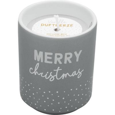 Kerze MERRY CHRISTMAS