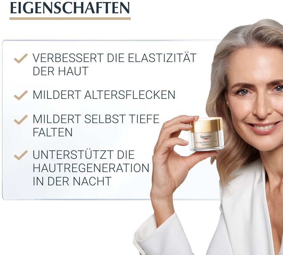 2x Eucerin AA Elas+Fill Nacht 2x50 ml Nachtcreme