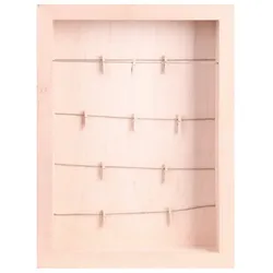 3D-Bilderrahmen A4 Holzrahmen + Klamern, zum Befüllen DragonFrames R3DSO4A4 KLA